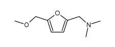 1-(5-(methoxymethyl)furan-2-yl)-N,N-dimethylmethanamine结构式