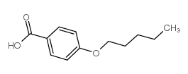 4-正戊氧基苯甲酸结构式
