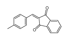 2-[(4-METHYLPHENYL)METHYLENE]-1H-INDENE-1,3(2H)-DIONE结构式