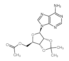 5-乙酰基-2,3-异亚丙基腺苷酸结构式
