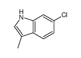 6-Chloro-3-methyl-1H-indole结构式
