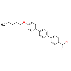 对戊氧基三联苯甲酸结构式