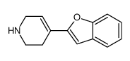 4-(1-benzofuran-2-yl)-1,2,3,6-tetrahydropyridine结构式
