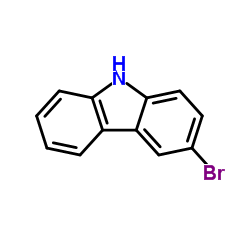 3-溴咔唑结构式