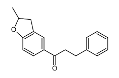 2-methyl-5-(3-phenylpropionyl)-1-benzoxolane结构式