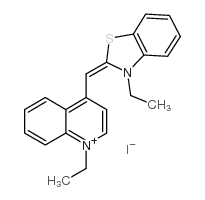 1,3`-二乙基-4,2`-喹啉硫代花菁碘化物结构式