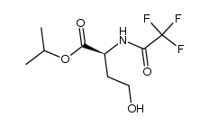 Isopropyl (2S)-N-(trifluoroacetyl)homoserine结构式