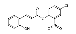 4-Chloro-2-nitrophenyl 2'-hydroxycinnamate结构式