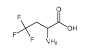 2-氨基-4,4,4-三氟丁酸结构式