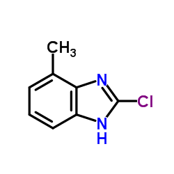 2-氯-4-甲基-1H-苯并咪唑结构式