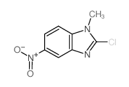 2-CHLORO-1-METHYL-5-NITRO-1H-BENZO[D]IMIDAZOLE结构式