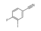 4-氟-3-碘苯甲腈结构式