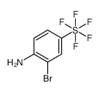 2-溴-4-(无氟硫代)苯胺结构式