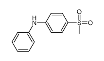 4-methylsulfonyl-N-phenylaniline结构式