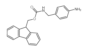 4-(N-Fmoc-氨基甲基)苯胺结构式