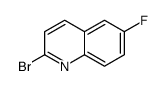 2-bromo-6-fluoroquinoline结构式