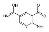 6-amino-5-nitropyridine-3-carboxamide结构式