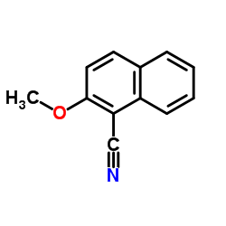2-甲氧基-1-萘腈结构式