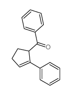 Methanone,phenyl(2-phenyl-2-cyclopenten-1-yl)-结构式