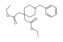 1-(苯基甲基)-4,4-哌啶二乙酸 4,4-二乙酯结构式