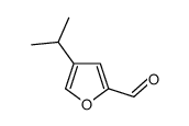 4-(1-甲基乙基)-2-呋喃羧醛结构式