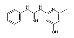 N-(6-Methyl-4-oxo-1,4-dihydropyrimidin-2-yl)-N'-phenylguanidine结构式