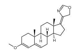 (Z)-3-Methoxy-17-(2-oxazolin-4-ylidene)androsta-3,5-diene结构式