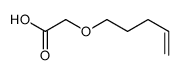 2-pent-4-enoxyacetic acid结构式