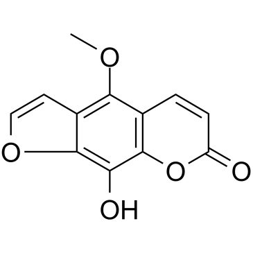 8-羟基佛手苷内酯结构式