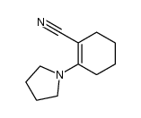 2-(pyrrolidin-1-yl)cyclohex-1-en carbonitrile结构式