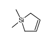 1,1-dimethyl-2,5-dihydrosilole结构式