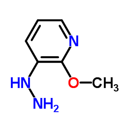 3-Hydrazino-2-methoxypyridine结构式