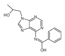 N-[9-[(2R)-2-hydroxypropyl]purin-6-yl]benzamide结构式