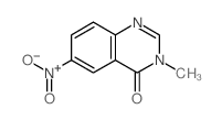 3-甲基-6-硝基喹唑啉-4(3H)-酮结构式