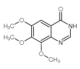 6,7,8-三甲氧基喹唑啉-4(3H)-酮结构式
