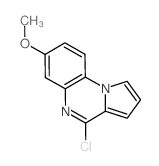 6-Chloro-3-methoxypyrrolo[1,2-a]quinoxaline结构式