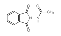 Acetamide,N-(1,3-dihydro-1,3-dioxo-2H-isoindol-2-yl)-结构式