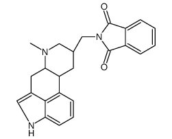 2-[[(6aR,9R)-7-methyl-6,6a,8,9,10,10a-hexahydro-4H-indolo[4,3-fg]quinoline-9-yl]methyl]isoindole-1,3-dione结构式