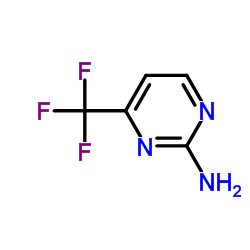 4-三氟甲基-2-氨基嘧啶结构式