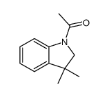 1-acetyl-3,3-dimethylindoline结构式