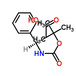(R)-Boc-beta-苯丙氨酸结构式