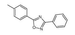 5-(4-methylphenyl)-3-phenyl-1,2,4-oxadiazole结构式