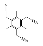 2-[3,5-bis(cyanomethyl)-2,4,6-trimethylphenyl]acetonitrile结构式