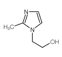 1-(β-羟乙基)-2-甲基咪唑结构式