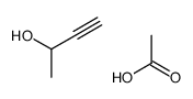 acetic acid,but-3-yn-2-ol结构式