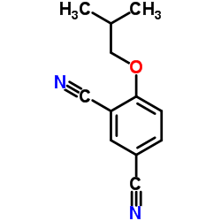 4-异丁氧基-1,3-苯二甲腈结构式