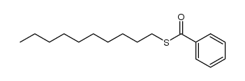 S-decyl benzothioate结构式