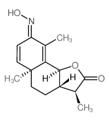 Naphtho[1,2-b]furan-2,8(3H,4H)-dione,3a,5,5a,9b-tetrahydro-3,5a,9-trimethyl-, 8-oxime, (3S,3aS,5aS,9bS)-结构式
