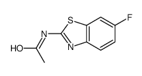 Acetamide, N-(6-fluoro-2-benzothiazolyl)- (8CI)结构式