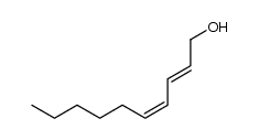 (E,Z)-2,4-decadien-1-ol结构式